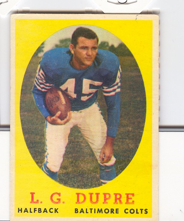 1958 Topps #117 L.G. Dupre