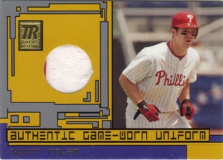 2001 Topps Reserve Game Jerseys #TRRSR Scott Rolen