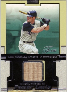 2002 Flair Power Tools Bats #11 Luis Gonzalez
