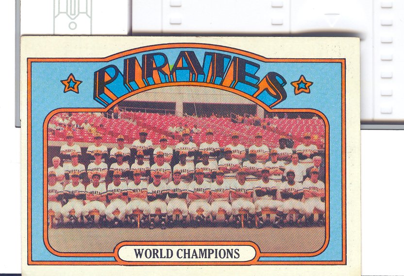 1972 Topps #1 Pittsburgh Pirates TC