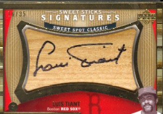 2005 Sweet Spot Classic Signature Sticks #LT Luis Tiant