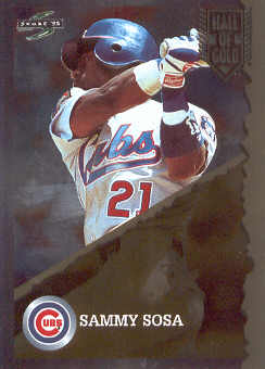 1995 Score Hall of Gold #HG31 Sammy Sosa
