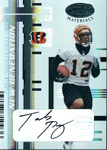 2005 Leaf Certified Materials Mirror White Signatures #187 Tab Perry/100