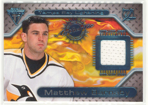 2000-01 Titanium Game Gear #143 Matthew Barnaby