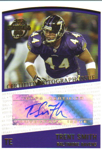 2005 Topps Autographs #TTS Trent Smith H