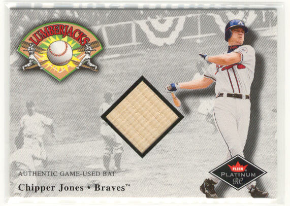 2001 Fleer Platinum Lumberjacks #19 Chipper Jones