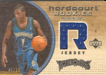 2005-06 Upper Deck Hardcourt Rookie Jerseys/Wood #136WJ Rashad McCants