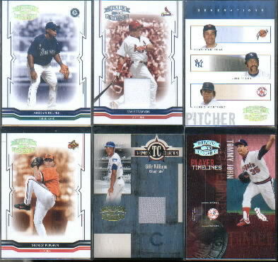2005 Throwback Threads Throwback Collection Material #32 Billy Williams Jsy/100