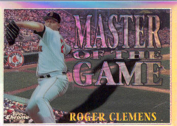 1996 Topps Chrome Masters of the Game Refractors #17 Roger Clemens