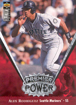 1997 Collector's Choice Premier Power #PP18 Alex Rodriguez