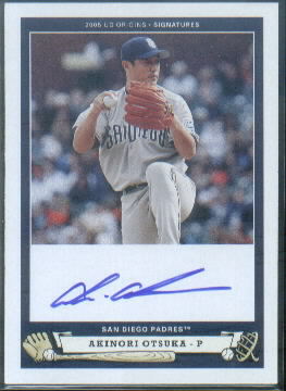 2005 Origins Signatures #AO1 Akinori Otsuka T3