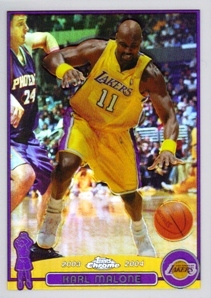 2003-04 Topps Chrome Refractors #32 Karl Malone
