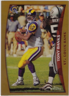 1998 Topps Chrome Refractors #48 Tony Banks