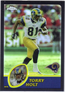 2003 Topps Chrome Black Refractors #111 Torry Holt