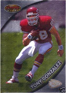 1997 Bowman's Best #101 Tony Gonzalez RC