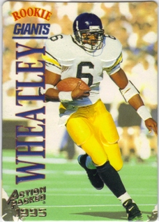 1995 Action Packed #124 Tyrone Wheatley RC