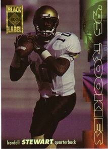 1995 Collector's Edge Rookies Black Label #21 Kordell Stewart