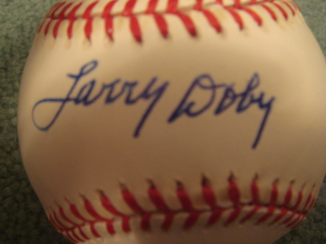 Larry Doby autographed AL Baseball PSA Authenticated