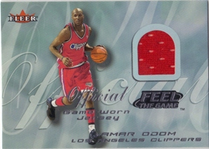 2000-01 Fleer Feel the Game #24 Lamar Odom
