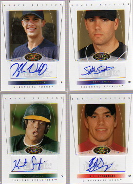 2004 Hot Prospects Draft #89 Kyle Waldrop AU RC