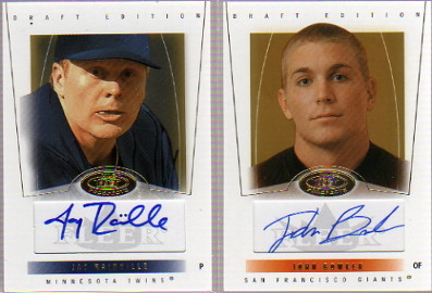2004 Hot Prospects Draft #102 Jay Rainville AU RC