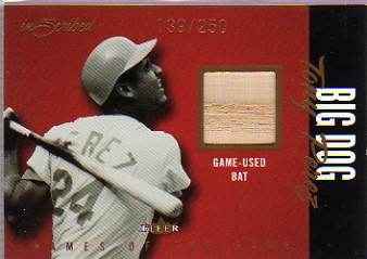 2004 Fleer InScribed Names of the Game Material Copper #TP Tony Perez Bat