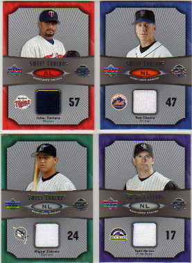 2005 Sweet Spot Sweet Threads #TG Tom Glavine