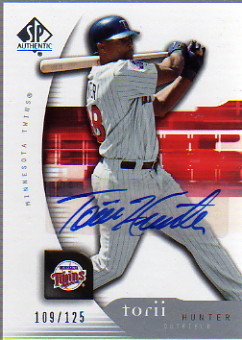 2005 SP Authentic Signature #94 Torii Hunter/125