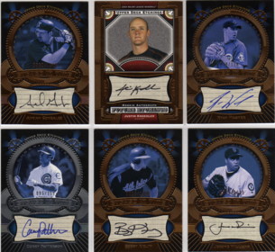 2004 Upper Deck Etchings Etched in Time Autograph Black #AG Adrian Gonzalez/1325