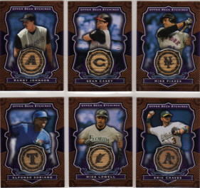 2004 Upper Deck Etchings Game Bat Purple #PI Mike Piazza