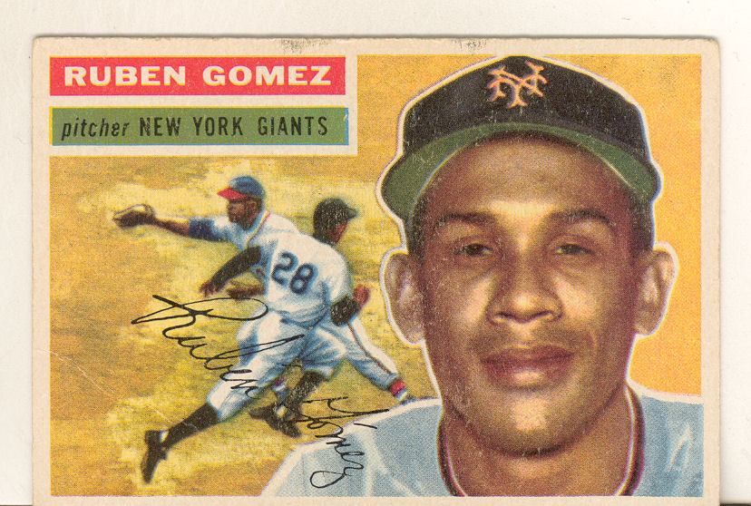 1956 Topps #9 Ruben Gomez DP
