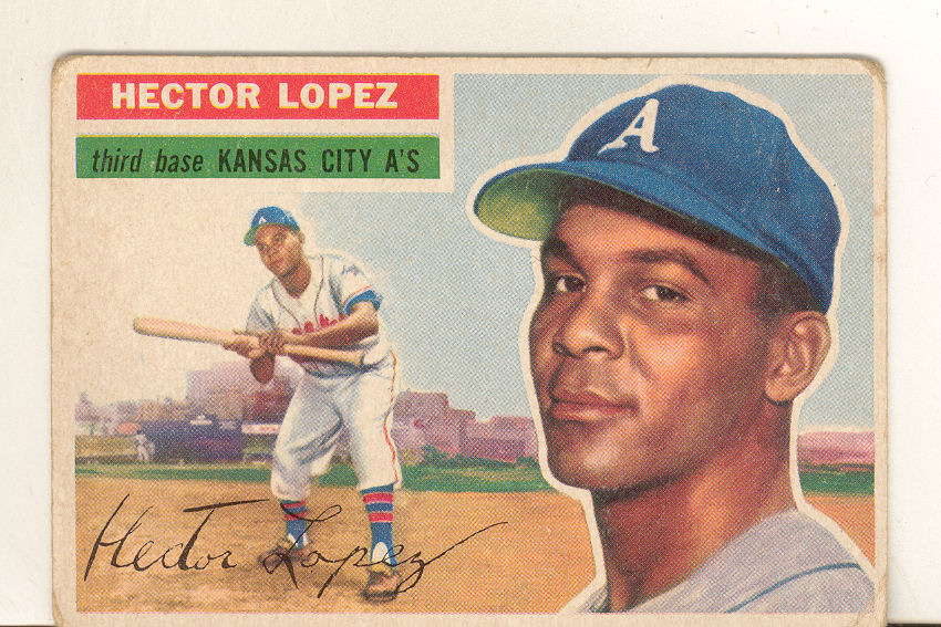 1956 Topps #16 Hector Lopez RC