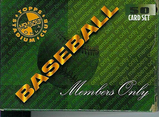 1995 STADIUM CLUB MEMBER'S ONLY FACTORY SET