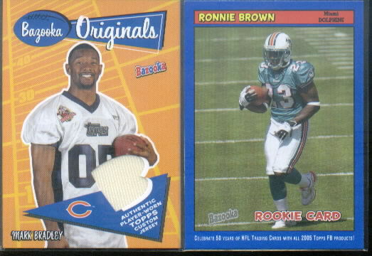 2005 Bazooka Blue #170 Ronnie Brown