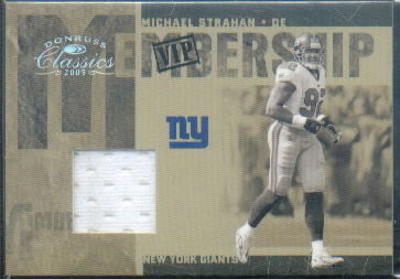 2005 Donruss Classics Membership VIP Jerseys #22 Michael Strahan