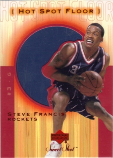2001-02 Sweet Shot Hot Spot Floor #SFF Steve Francis