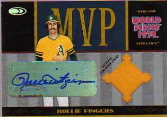 2004 Donruss World Series MVP Signature Material #7 Rollie Fingers Jsy/100