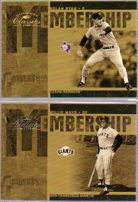 2005 Donruss Classics Membership Gold #27 Nolan Ryan