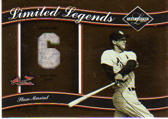 2004 Leaf Limited Legends Material Number #19 Stan Musial Jsy/100
