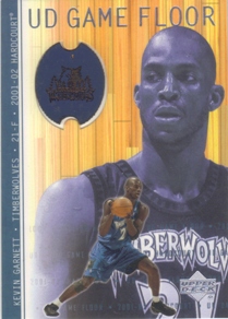 2001-02 Upper Deck Hardcourt UD Game Floor #KG Kevin Garnett