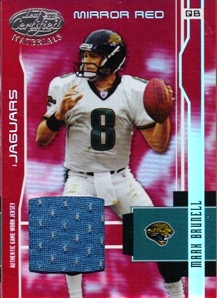 2003 Leaf Certified Materials Mirror Red #62 Mark Brunell
