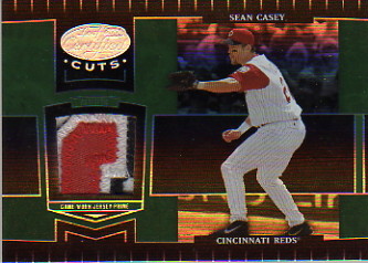 2004 Leaf Certified Cuts Marble Material Emerald Prime #63 Sean Casey Jsy