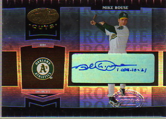 2004 Leaf Certified Cuts #286 M.Rouse ROO AU/329 RC