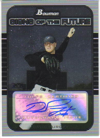 2005 Bowman Draft Signs of the Future #DP David Purcey C