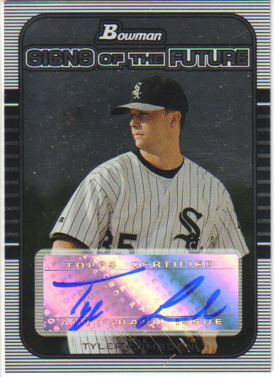 2005 Bowman Draft Signs of the Future #TL Tyler Lumsden A