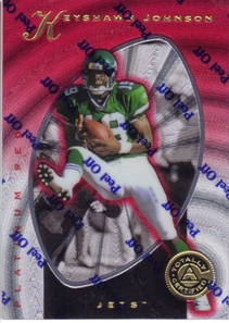 1997 Pinnacle Totally Certified Platinum Red #22 Keyshawn Johnson