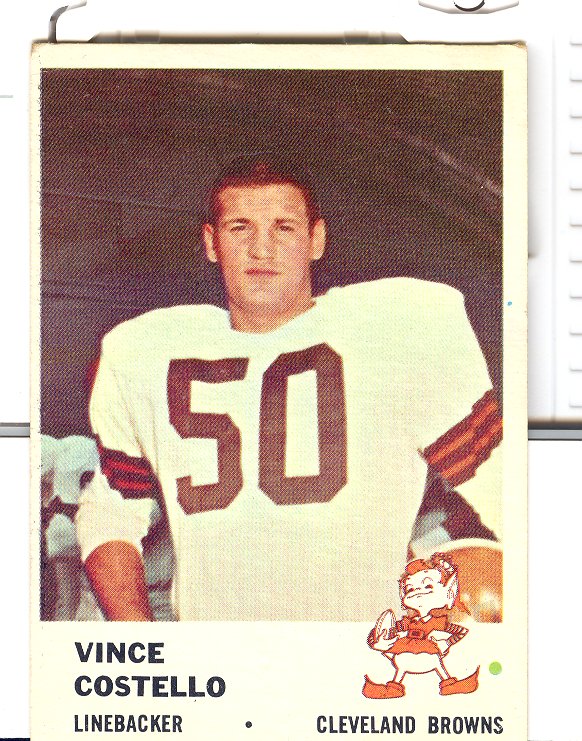 1961 Fleer #16 Vince Costello