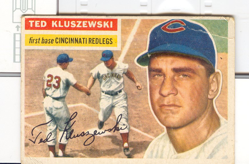 1956 Topps #25 Ted Kluszewski