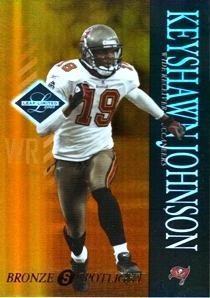 2003 Leaf Limited Bronze Spotlight #94 Keyshawn Johnson