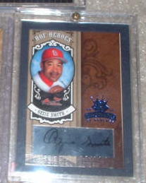 2005 Diamonds Kings HOF Heroes Blue 1/1 Ozzie Smith Cardinals One of One
